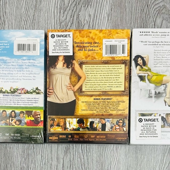 NEW! Weeds Complete Seasons 1-3 DVD Box Sets Factory Sealed Showtime Hit TV Show - Picture 2 of 3